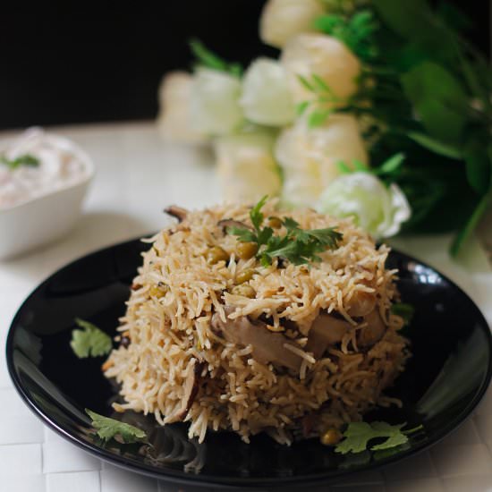 Mushroom Pulao