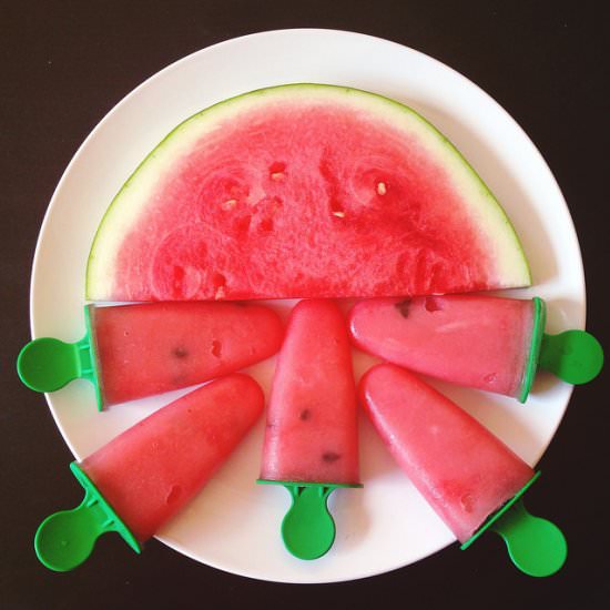 Watermelon Popsicles