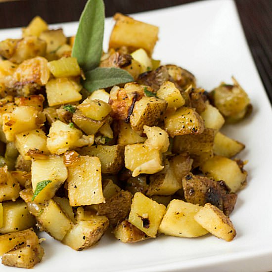 Potato and Long Squash Hash