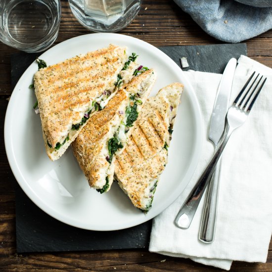 Focaccia with Taleggio & Spinach