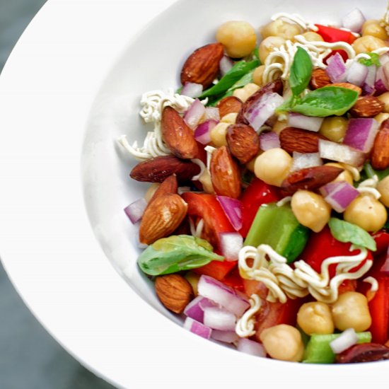 Chickpea Ramen Noodle Salad