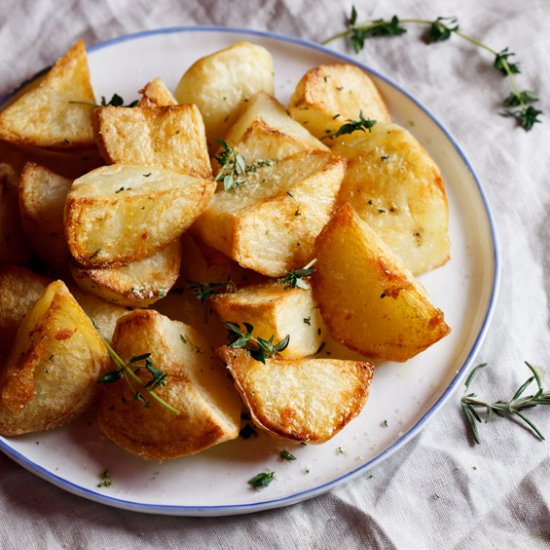 Roast Potatoes with Herb Salt