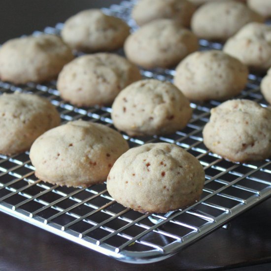 Eggless Lemon & Lime Cookies