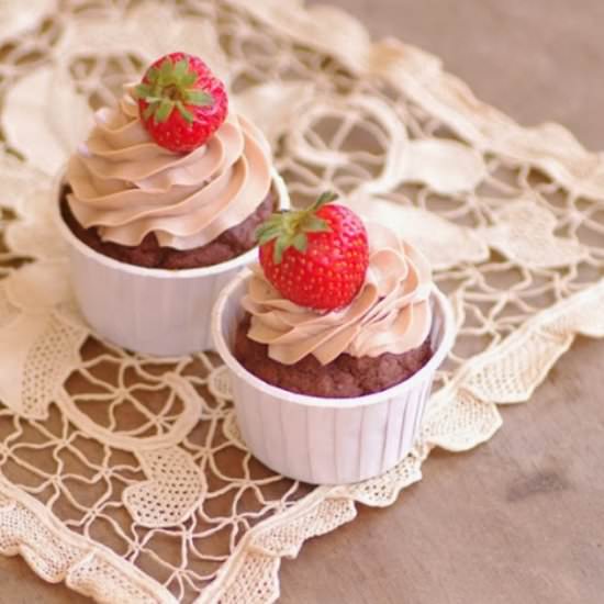 Chocolate Buttermilk Cupcakes GF