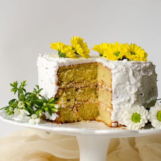 Coconut and Hazelnut Cake