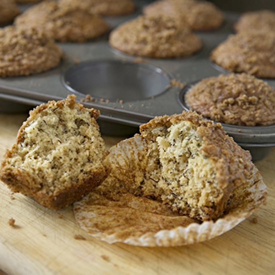 Banana Streusel Muffins