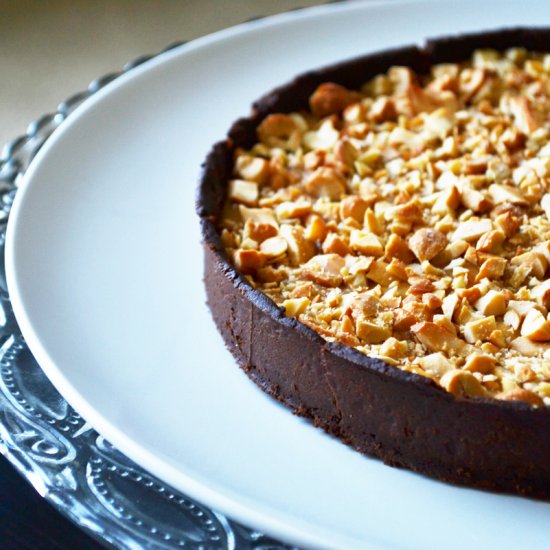 Cashew+ Caramel Tart