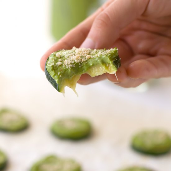 Vegan Zucchini Pizza Bites