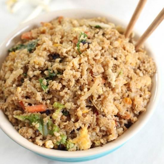 Low-carb cauliflower fried rice