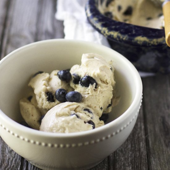 Lemon, Blueberry, Banana Ice Cream