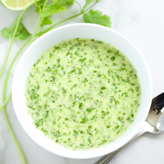 Creamy Mexican Cilantro Chimichurri