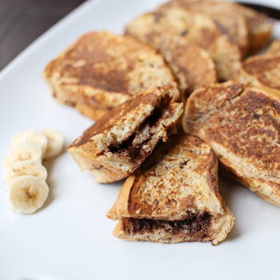 Nutella Banana French Toast