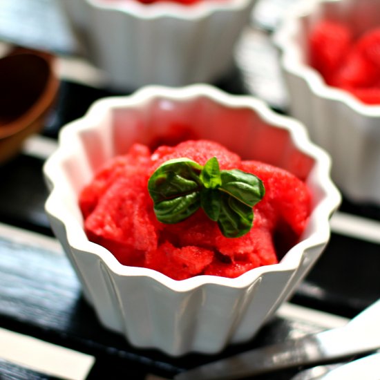 Strawberry Sorbet