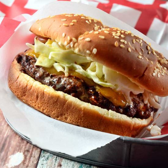 Bourbon BBQ Sauce Cheeseburgers