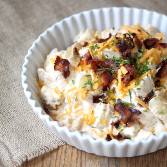 Baked Potato Salad with Bacon