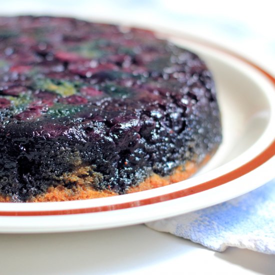 Blueberry Upside-Down Cake