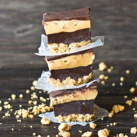 Brownie Batter Peanut Butter Square