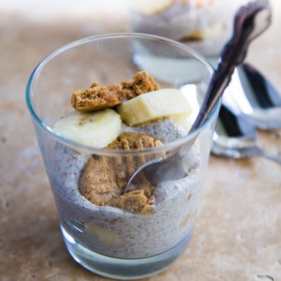 PB Cookies Chia Seed Banana Pudding