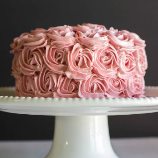 Raspberry Swiss Buttercream