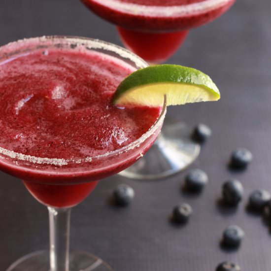 Blueberry Passionfruit Margaritas