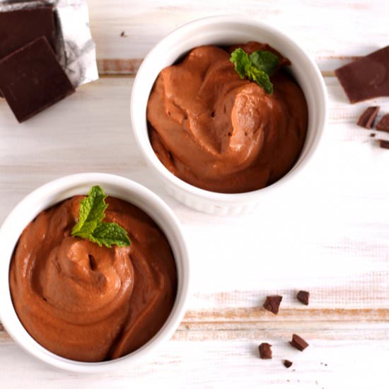 Easy Red Wine Chocolate Mousse