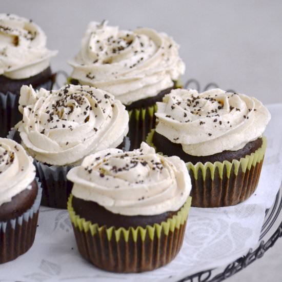 Mocha Cupcakes with Kahlua