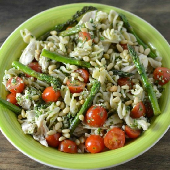 Pesto Chicken Pasta Salad