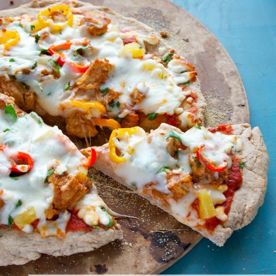 BBQ Chicken Whole Wheat Pizza