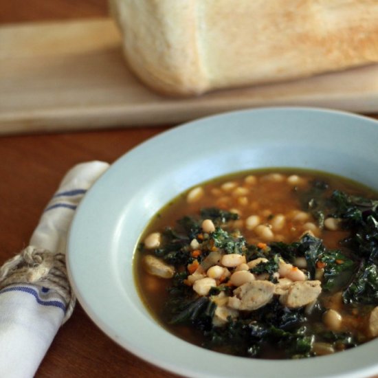 Kale & Chicken Sausage Stew