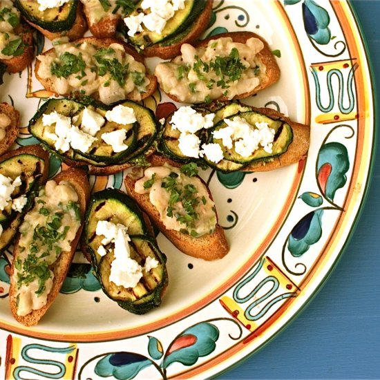 Zucchini Crostini