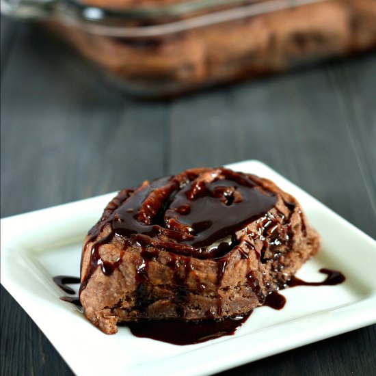 Triple Chocolate Cinnamon Rolls