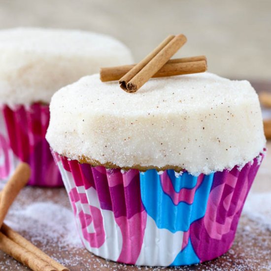 Triple Cinnamon Cupcakes