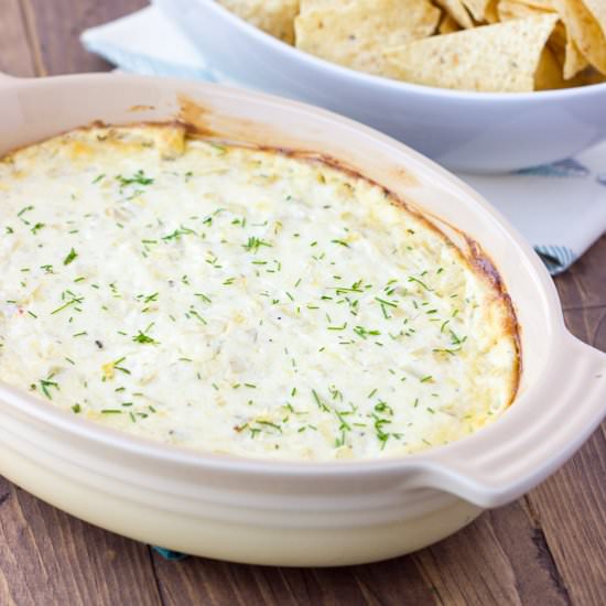 The Best Hot Creamy Artichoke Dip