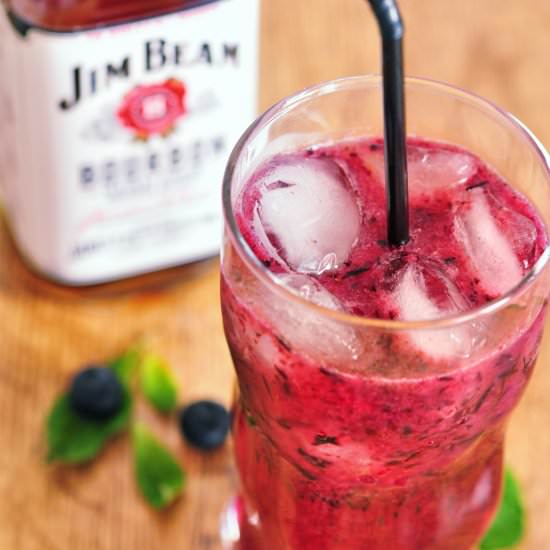 Mint Julep with Blueberries