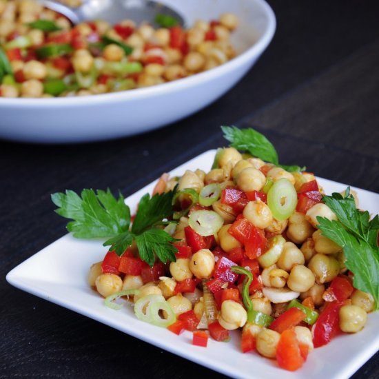 Easy Chickpea Salad