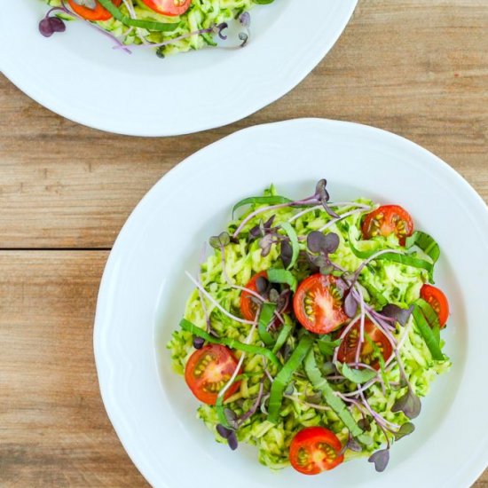 Shredded Zucchini Salad