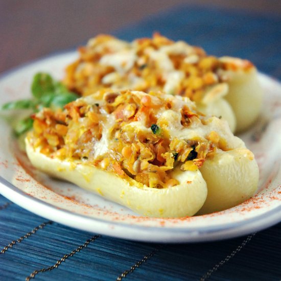 Filled White Bell Pepper