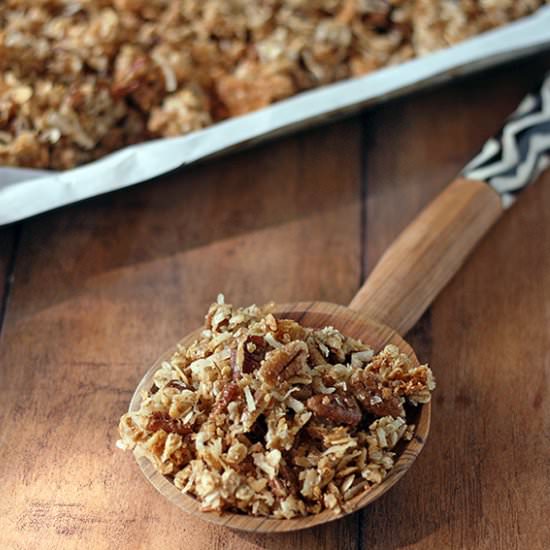 Maple Olive Oil Granola