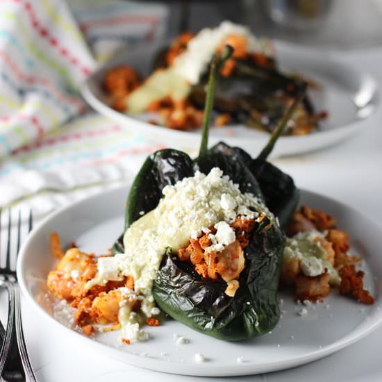 Baked Chile Rellenos