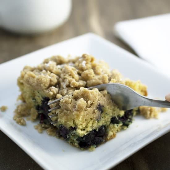 Blueberry and Coffee Cake