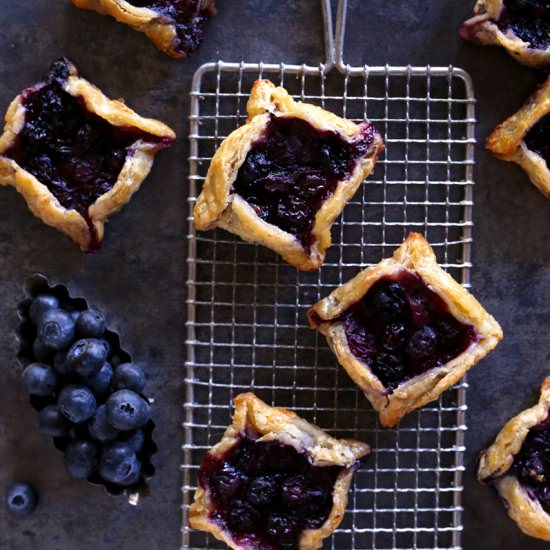 Mini Blueberry Galettes