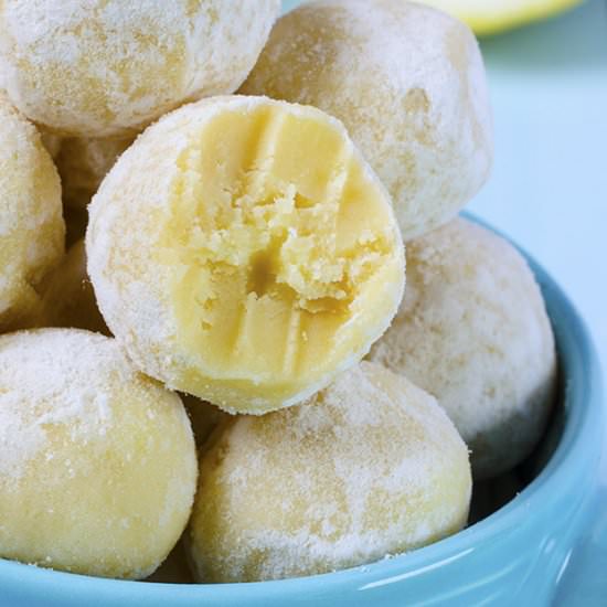 White Chocolate Lemon Truffles