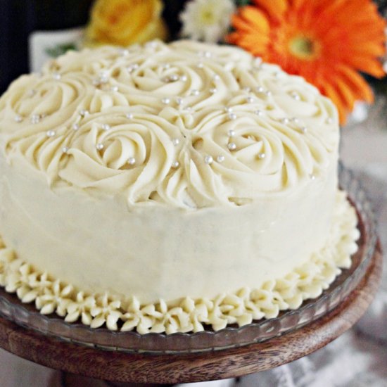 Cookies & Cream Rosette Cake