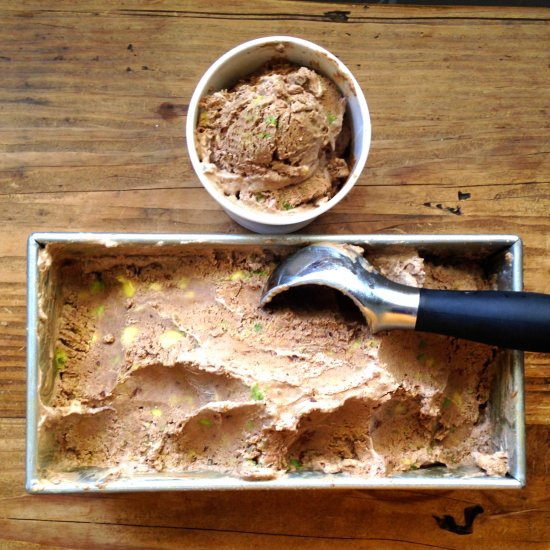 Avocado Cacao No-Churn Ice Cream