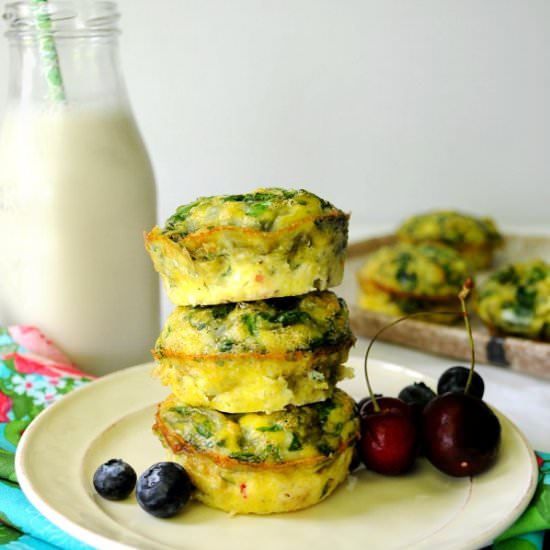 Mini Spinach Frittatas