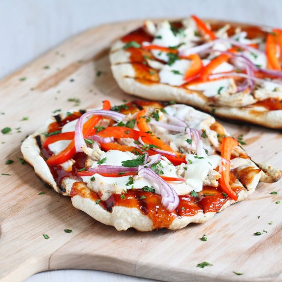 Grilled Barbecue Chicken Pizza