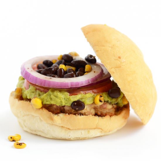 9 Layer Fiesta Chicken Burger