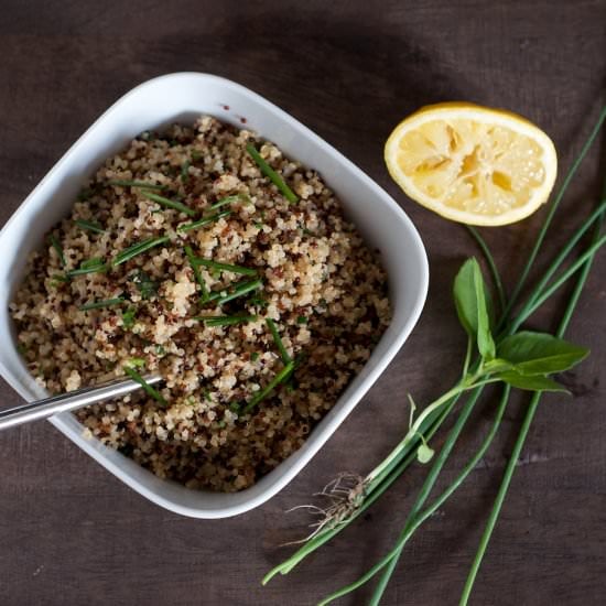 Quinoa Pilaf with Herbs and Lemon