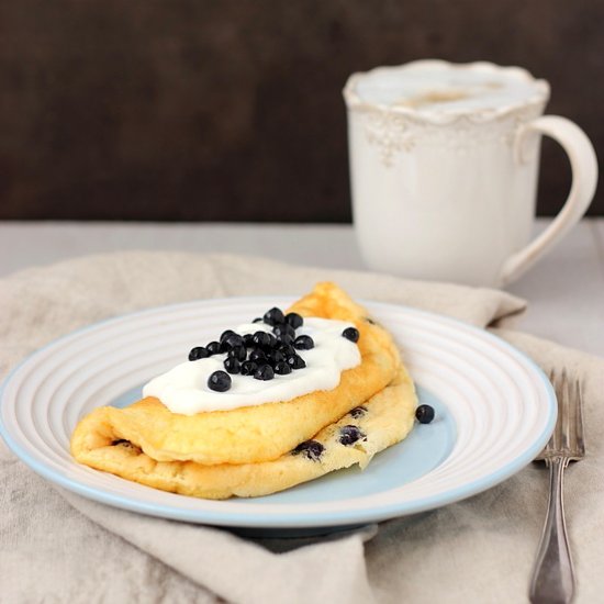 Blueberry Omelette