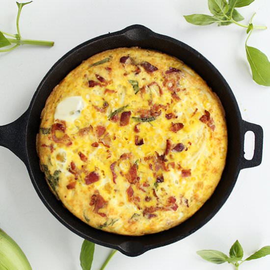 Kohlrabi Noodle Frittata